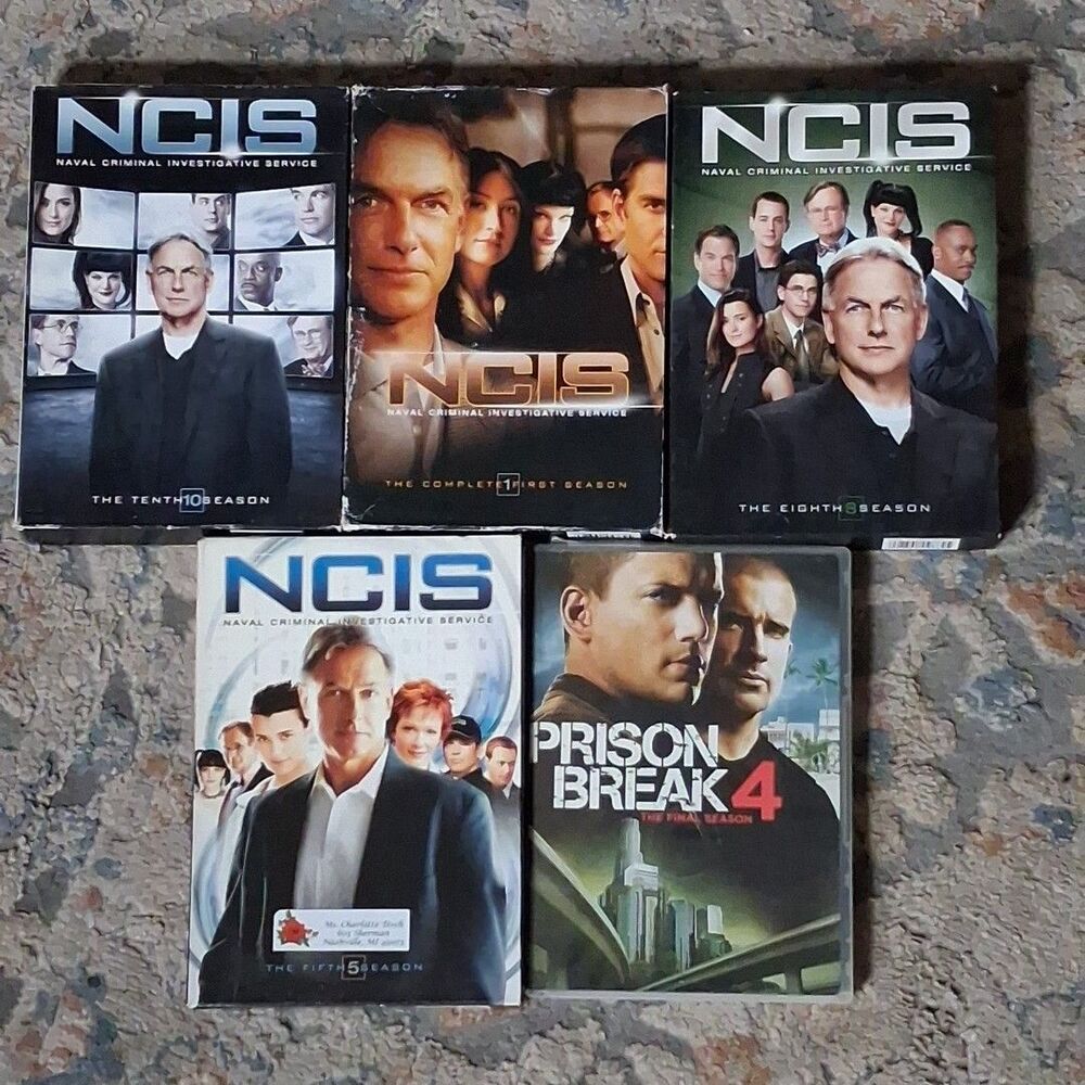NCIS DVD Lot Seasons 1 5 8 10 Prison Break Final Season 4 TV Crime Drama Series